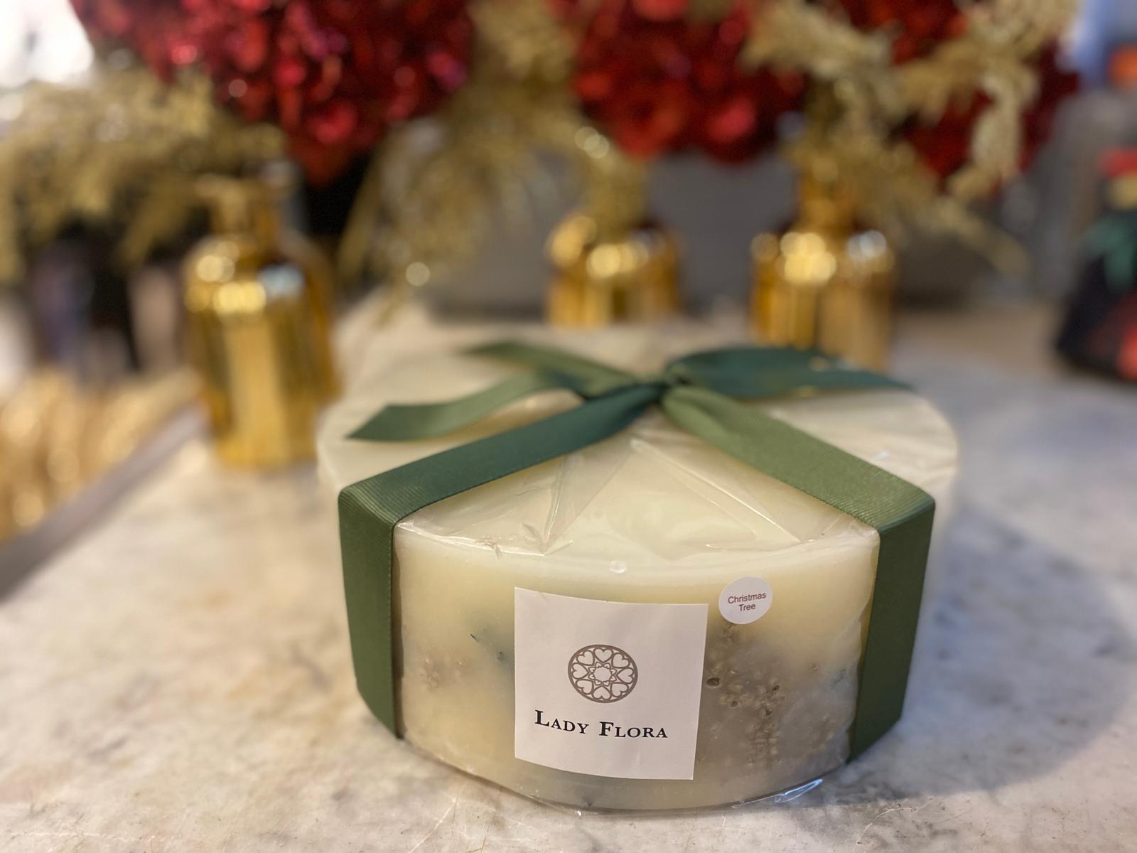 Christmas Tree Large Candle